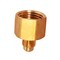 Everflow 3/8" Flare x 1/2" FIP Reducing Adapter Pipe Fitting; Brass F46R-3812 - alternate 1